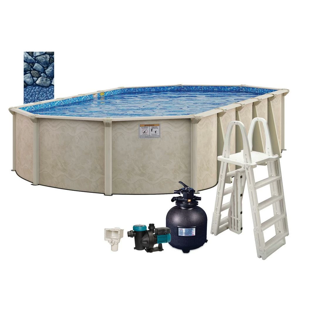 Cascade 16'x32' X 52" Oval Above Ground Pool Package - Image 8