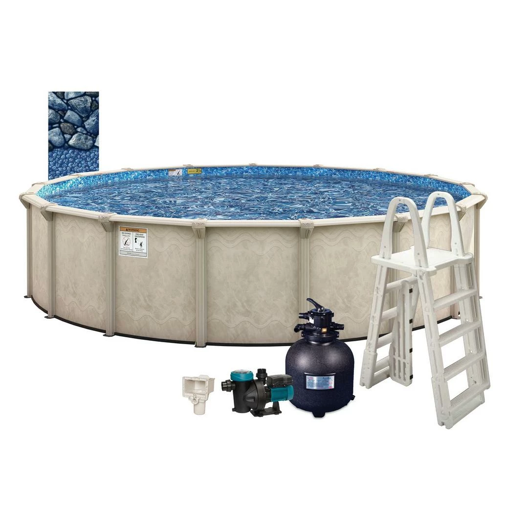 Cascade 27' X 52" Round Above Ground Pool Package - Image 8