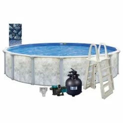 Eden 18' X 52" Round Above Ground Pool Package