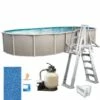 Freestyle 18'x33' X 52" Oval Above Ground Pool Package