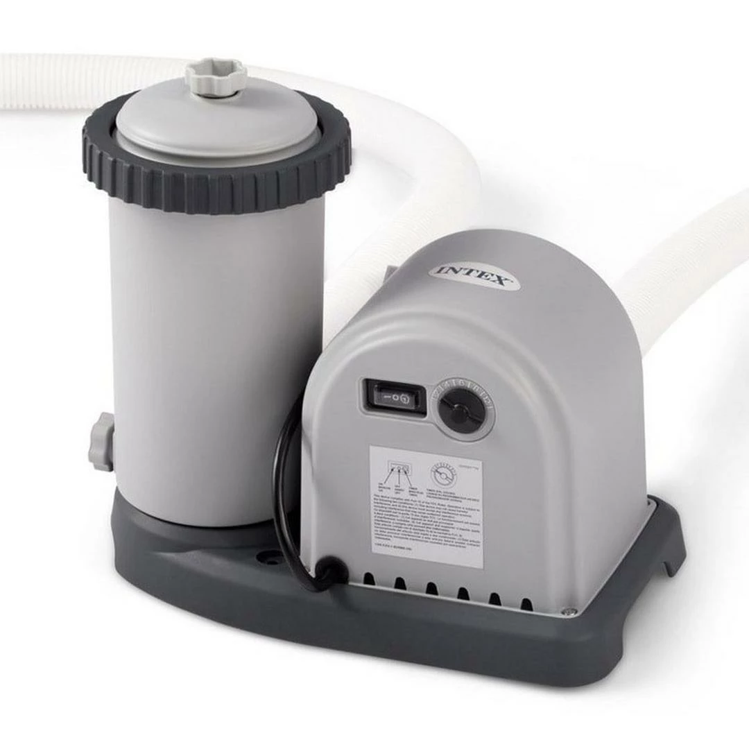 Intex - Krystal Clear Cartridge Filter Pump For Above Ground Pool Up To 1,500 Gallons - Image 2