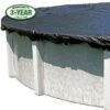 Fine Mesh 15' X 30' Oval Winter Pool Cover, 3 Year Warranty