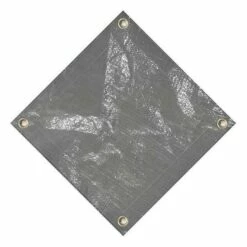 Midwest Canvas - 16' X 25' Oval Winter Pool Cover, 16 Year Warranty, Silver