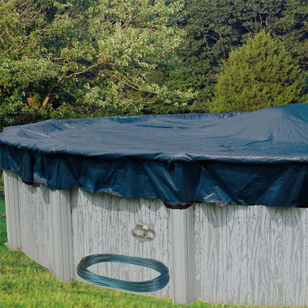 Polar 16' X 25' Oval Winter Pool Cover With 45 Cover Clips - Image 2