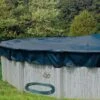 Polar 18' X 33' Oval Winter Pool Cover With 50 Cover Clips