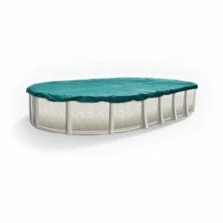 Polar Plus 12' X 24' Oval Winter Pool Cover With 40 Cover Clips