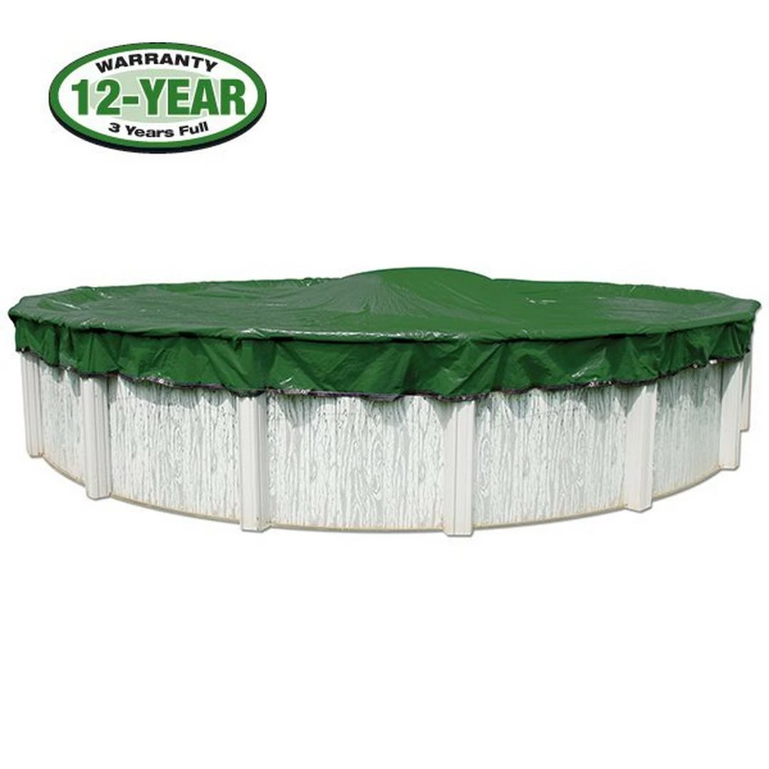 Polar Plus 30' Round Winter Pool Cover With 50 Cover Clips - Image 2