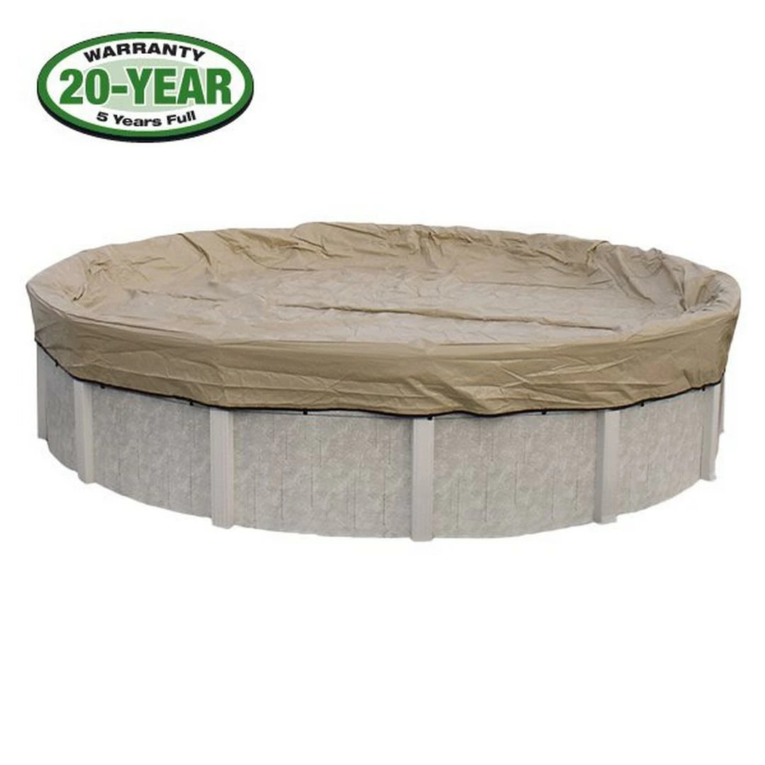 Polar Protector 18' Round Winter Pool Cover With 30 Cover Clips - Image 2