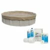 Polar Protector 20-Year 18' Round Winter Pool Cover With Pool Closing Kit Up To 15,000 Gallons Bundle