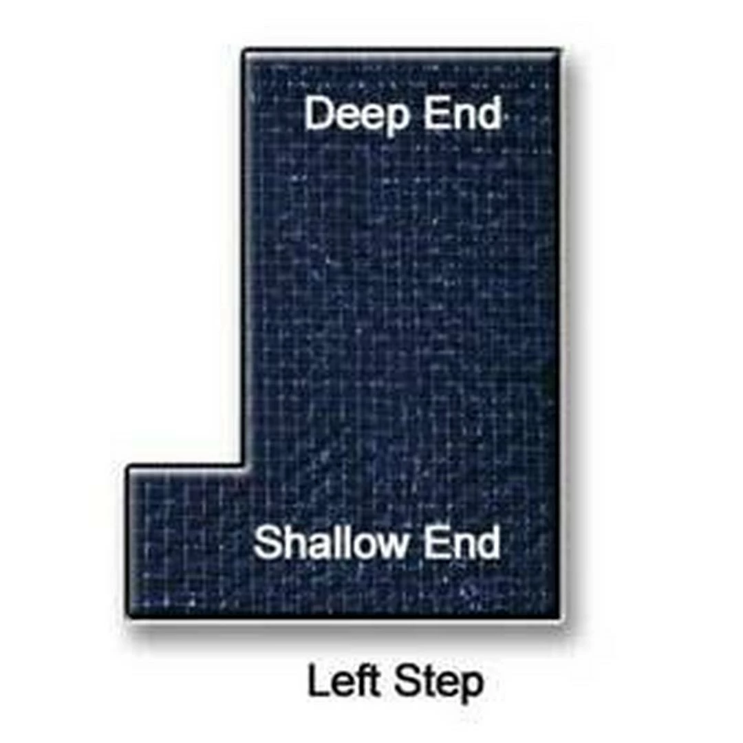 Polar 18' X 36' Rectangle Center End Step Winter Pool Cover With 15 Blue 8 Ft. Double Water Tubes - Image 4