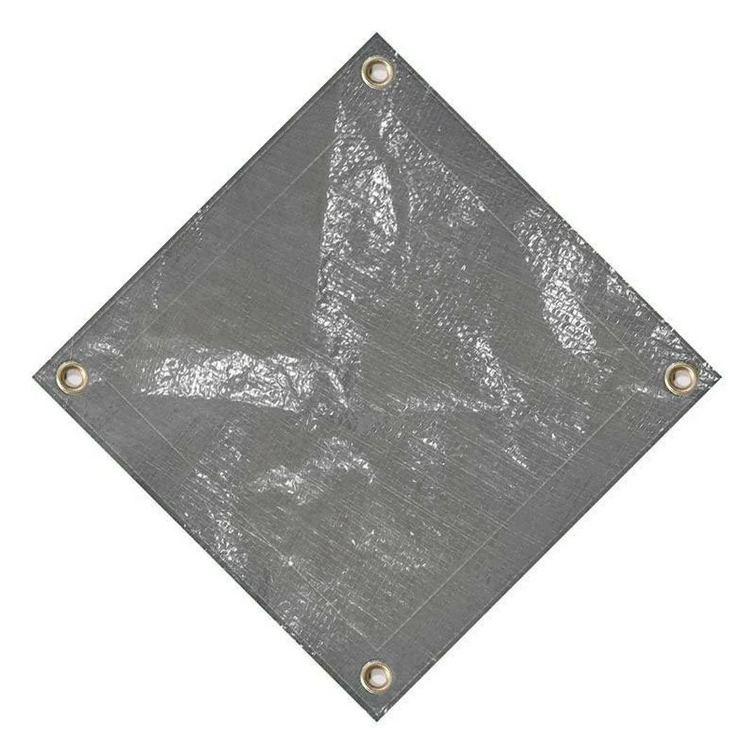 Midwest Canvas - 18' Round Winter Pool Cover, 16 Year Warranty, Silver - Image 6