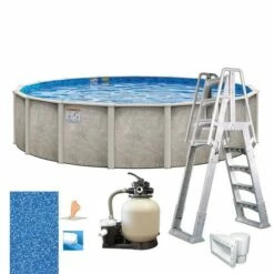 Verona 24' X 54" Round Above Ground Pool Package