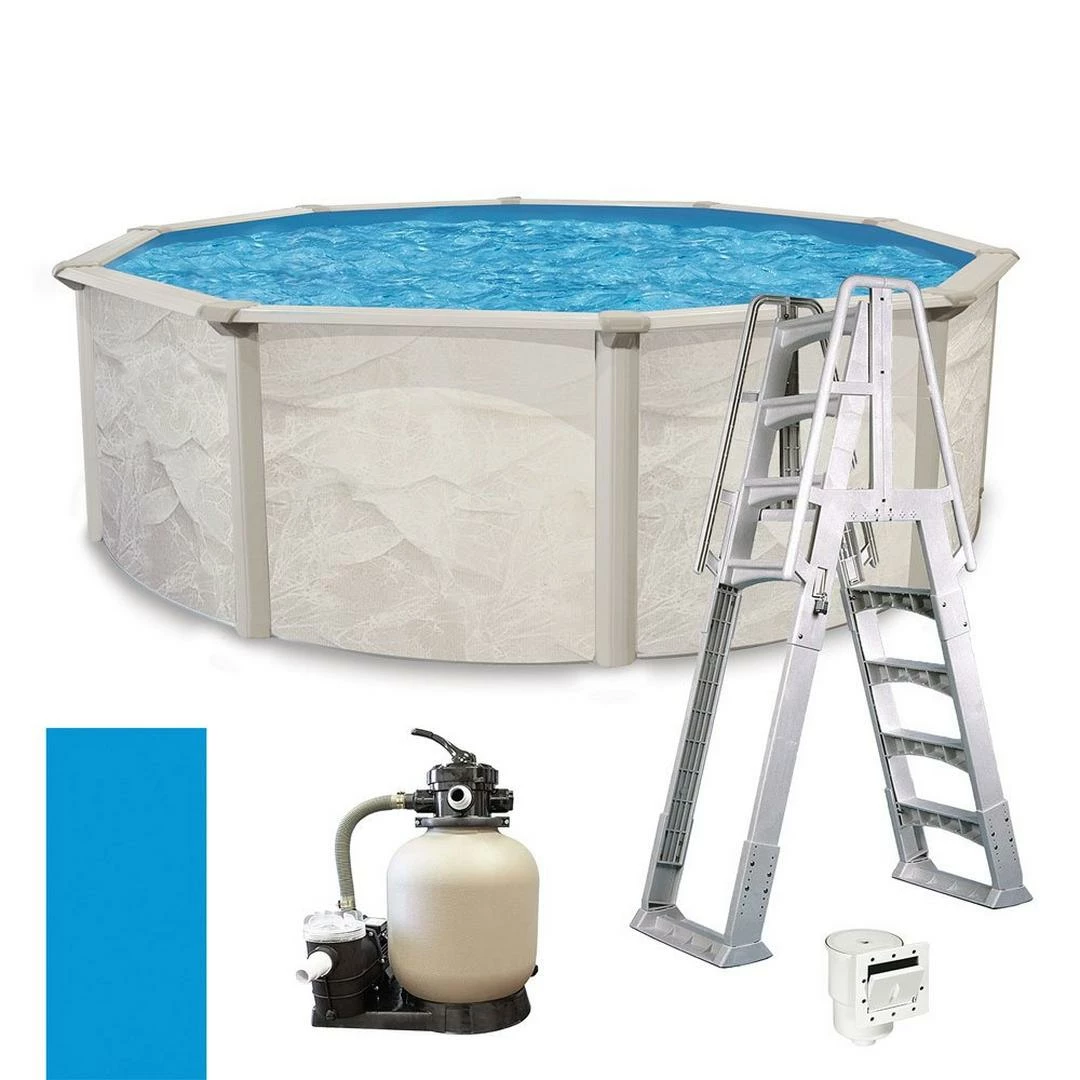 Weekender II 24' Round 52" Tall Above Ground Pool Package - Image 5
