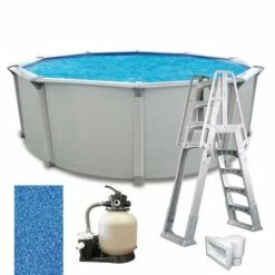 Weekender II Premium 18' X 52" Round Above Ground Pool Package